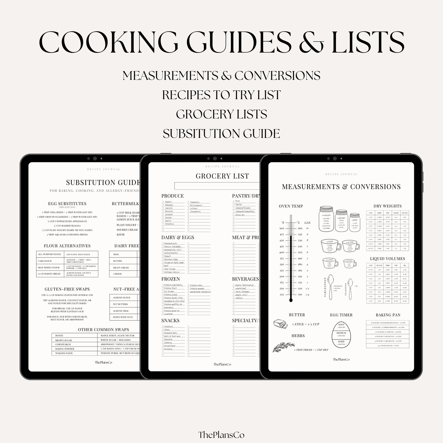 This digital recipe journal is the perfect tool for organizing your favorite meals, recording treasured family recipes, and planning everything from everyday dinners to special holiday feasts. Designed with a clean, minimalist layout, it includes dedicated space for ingredients, step-by-step instructions, notes, and even personal touches like who enjoyed the meal or when it was served. Whether you use it on your iPad in Goodnotes or print it for your kitchen binder, this journal keeps your recipes beautiful