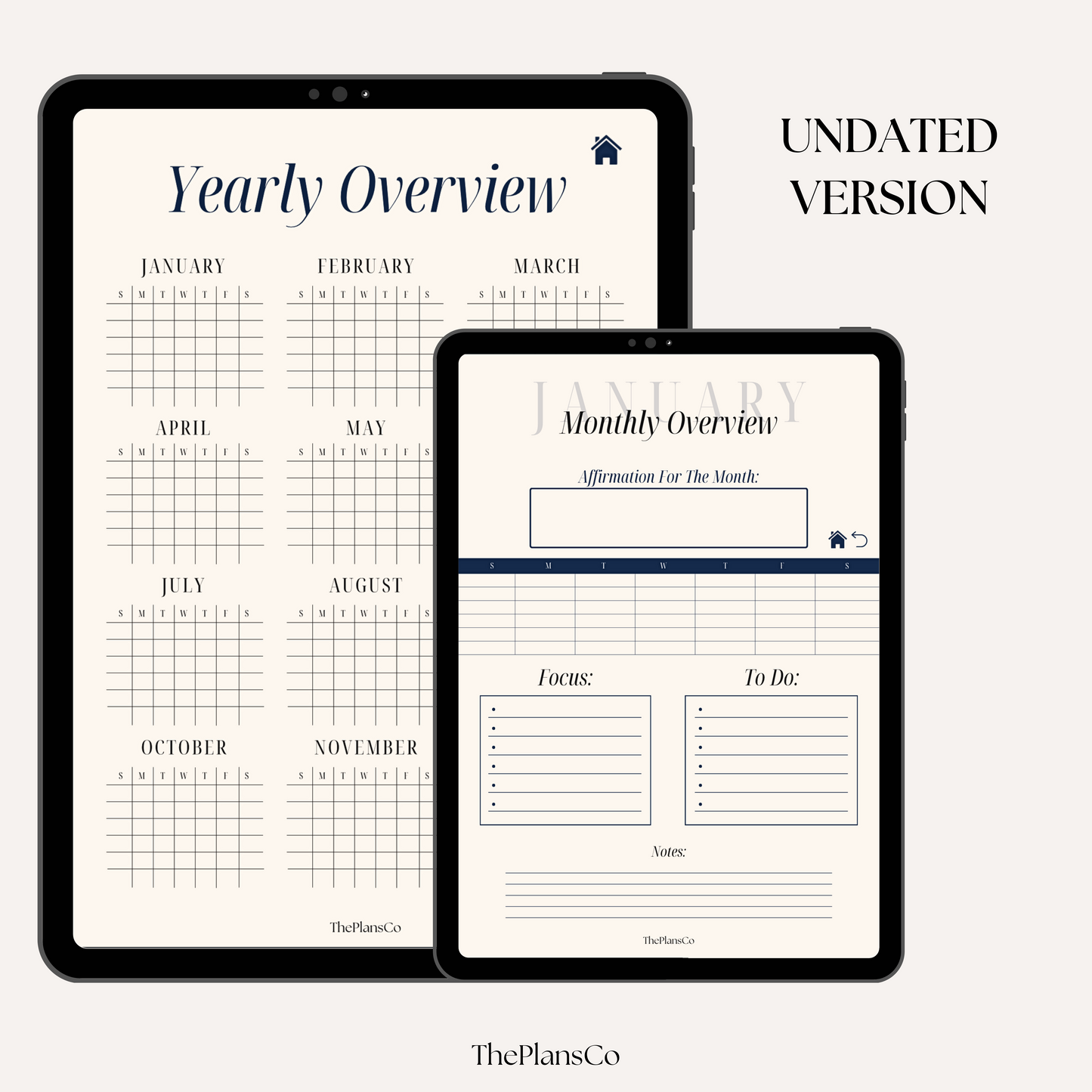 A Year To Get It Together Yearly Planner