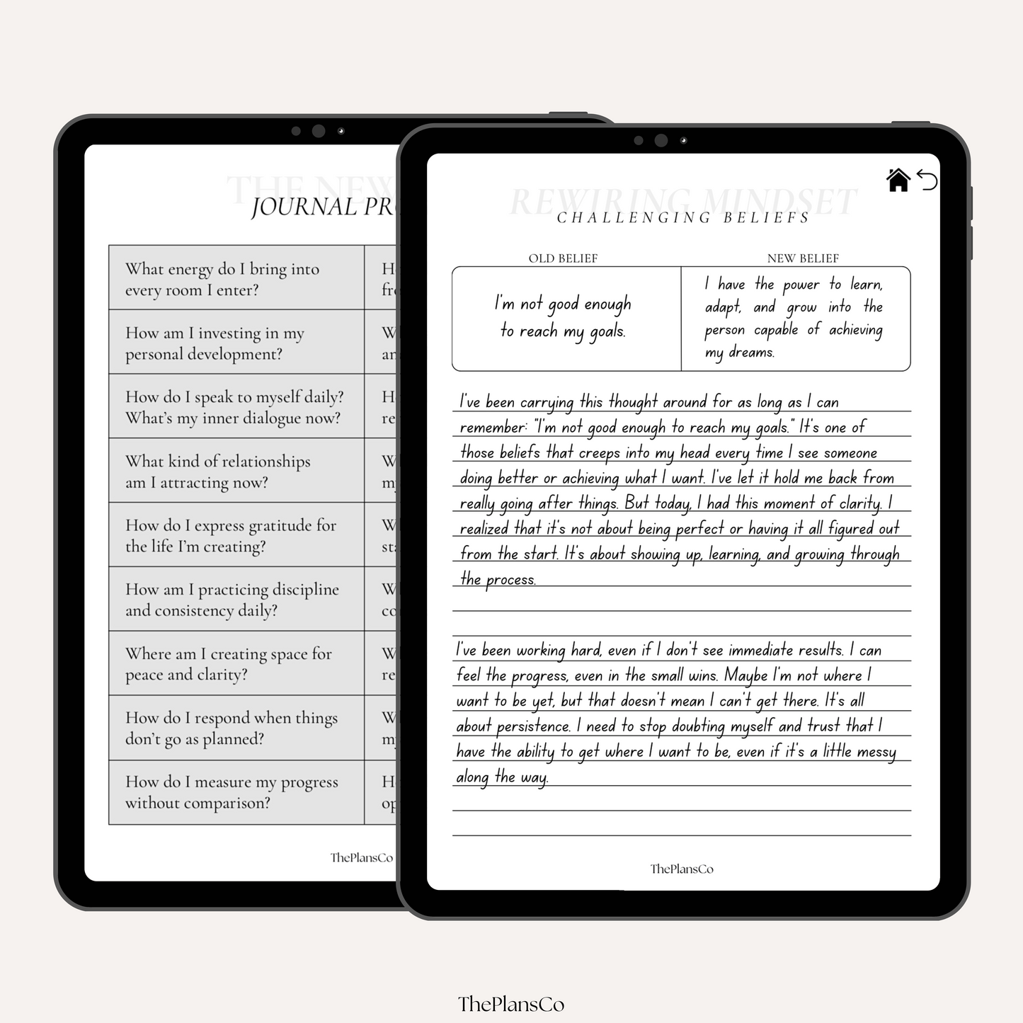A goal-setting planner designed for intentional living, featuring a vision board journal, productivity planner, and undated life organizer. Includes a habit tracker notebook, mindset and reflection journal, and daily intention planner to help build positive routines. Perfect as a quarterly goal planner, motivational life planner, or self-improvement tool, with sections for success tracking and personal growth. Ideal for those seeking a goal-tracking notebook, weekly and quarterly reflection planner, or life
