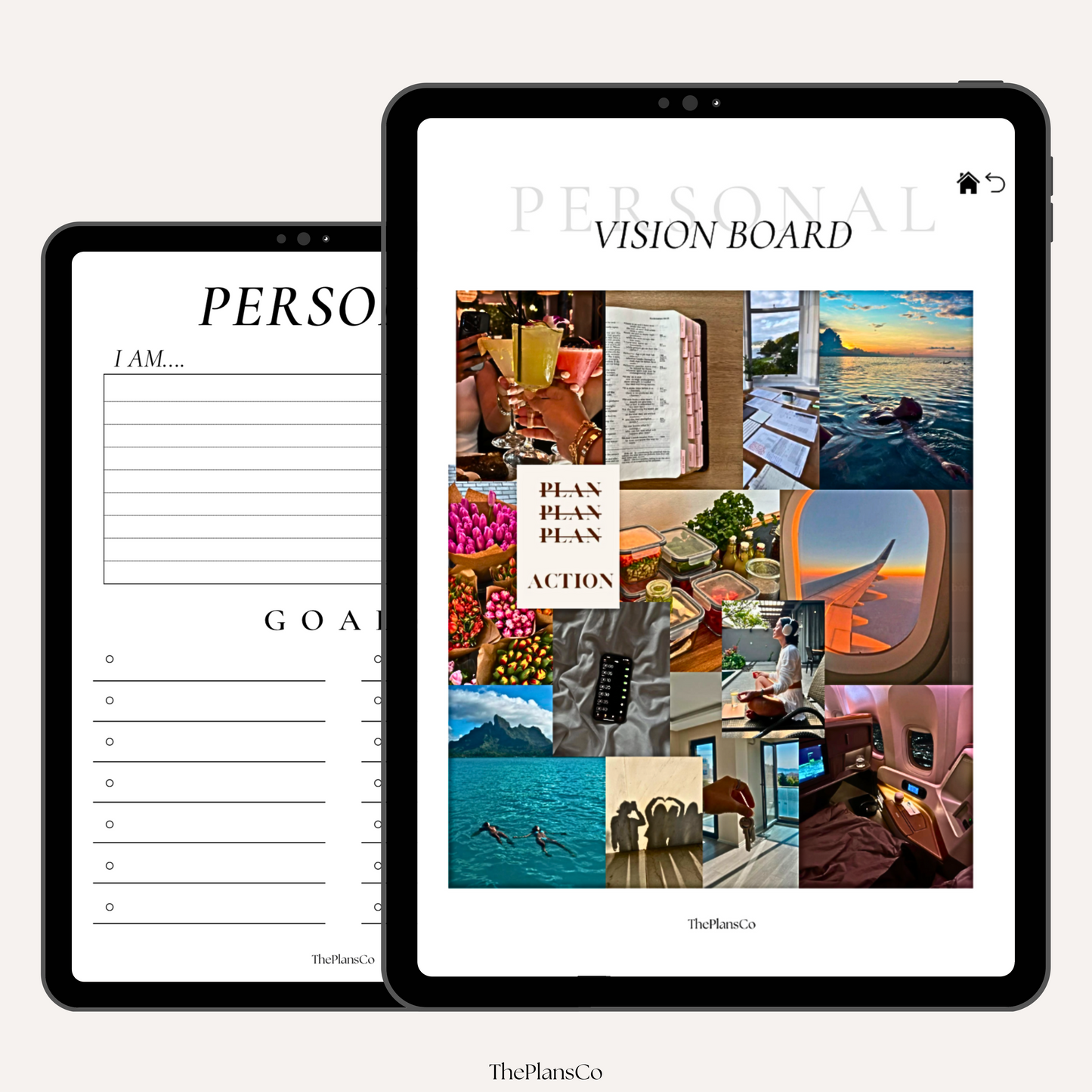 A goal-setting planner designed for intentional living, featuring a vision board journal, productivity planner, and undated life organizer. Includes a habit tracker notebook, mindset and reflection journal, and daily intention planner to help build positive routines. Perfect as a quarterly goal planner, motivational life planner, or self-improvement tool, with sections for success tracking and personal growth. Ideal for those seeking a goal-tracking notebook, weekly and quarterly reflection planner, or life