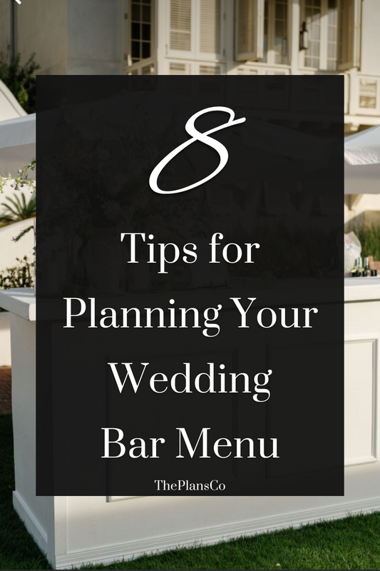 8 Tips for Planning Your Wedding Bar Menu