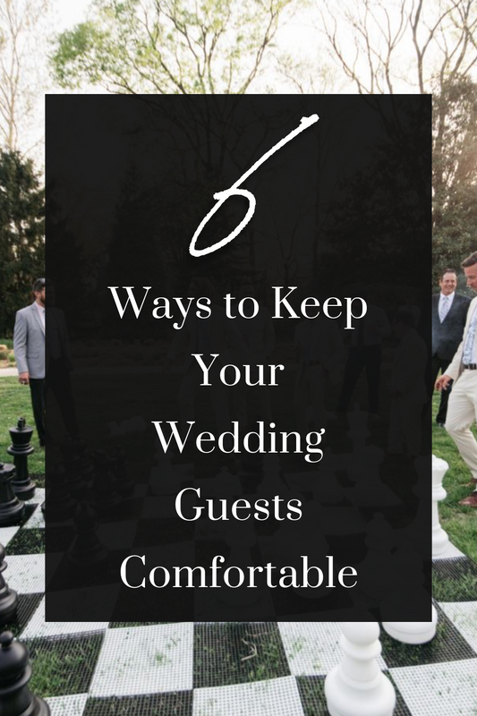 6 Ways to Keep Your Wedding Guests Comfortable