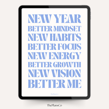 Motivational digital planner, GoodNotes planner, iPad digital planner, aesthetic digital planner, hyperlinked planner, weekly planner digital, daily digital planner, minimalist planner, productivity planner; digital life planner, time blocking planner, planner for iPad, goal setting planner, wellness planner digital, undated planner