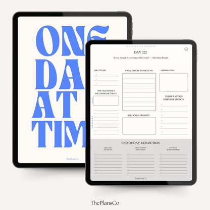 One Day At A Time Journal