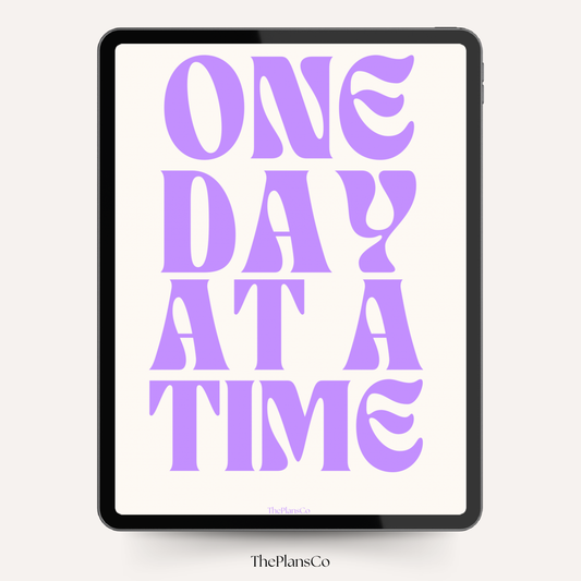 One Day At A Time Journal