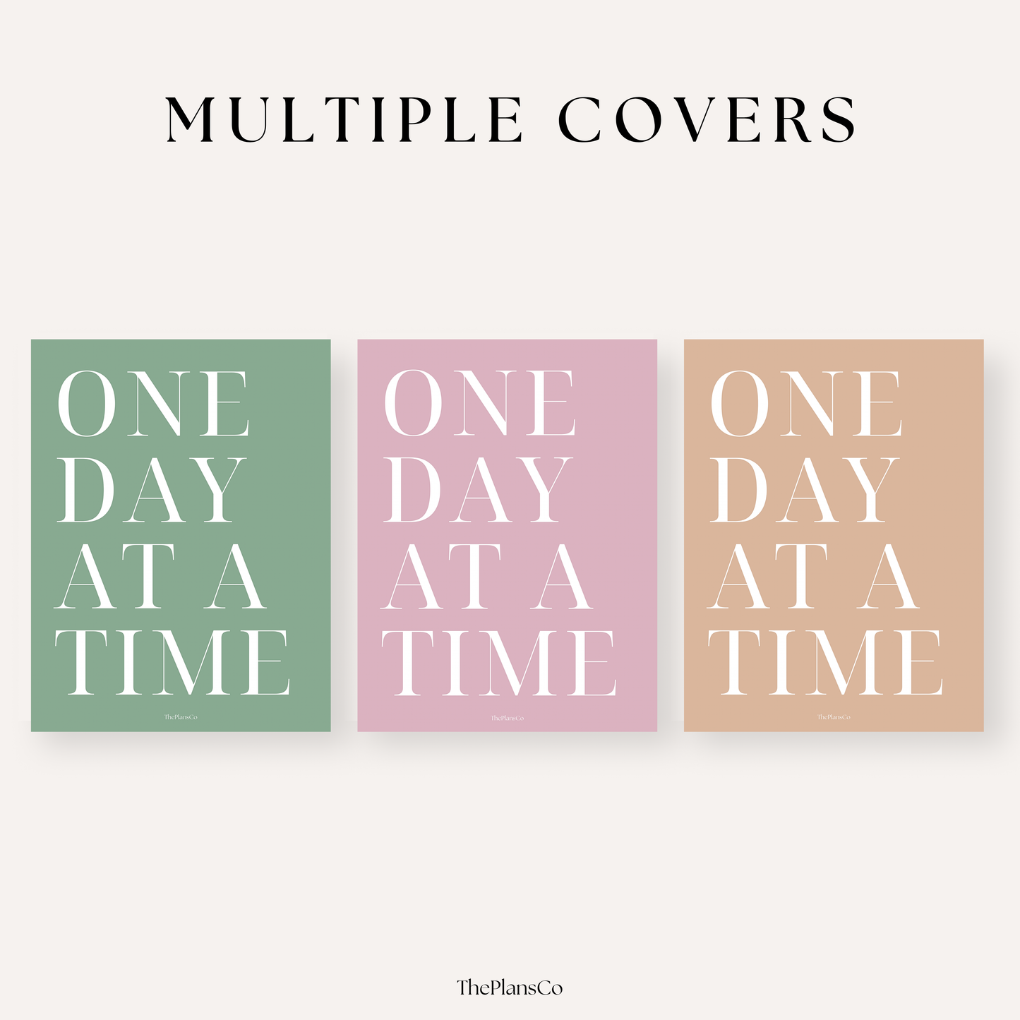 One Day At A Time Journal