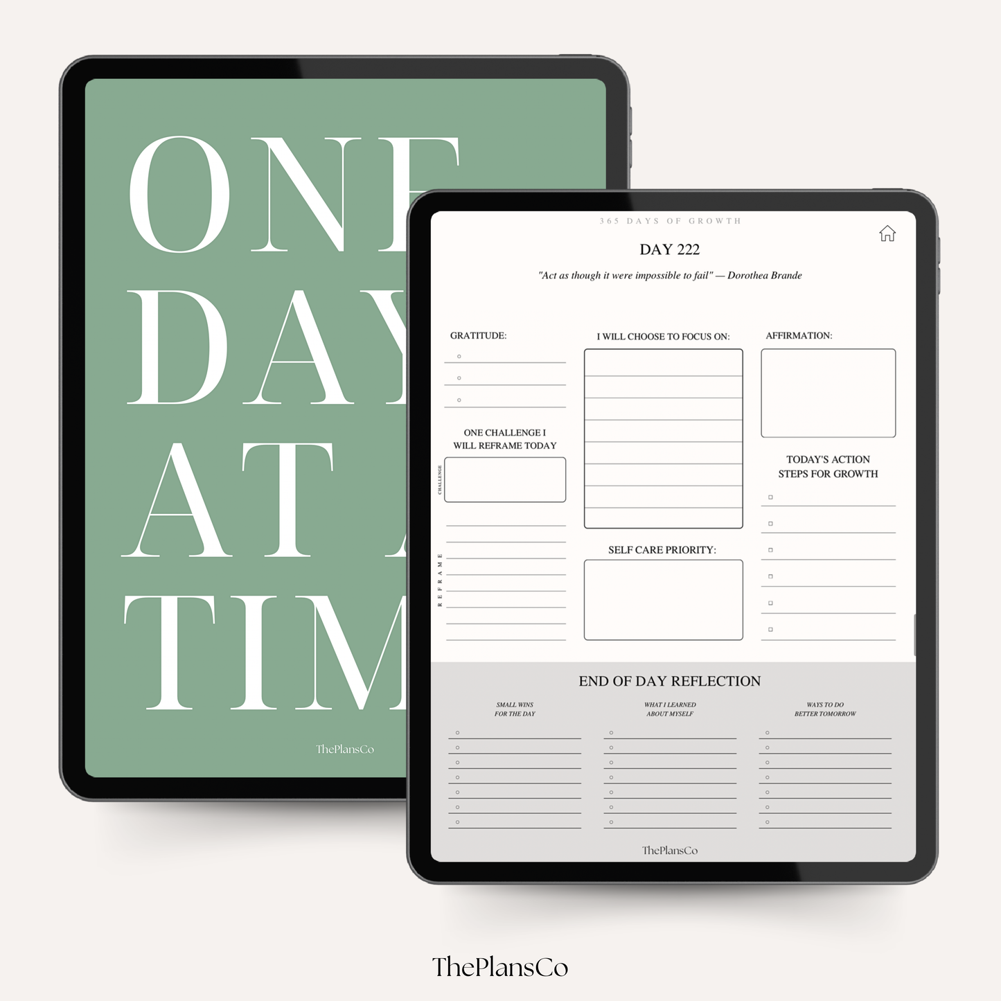 One Day At A Time Journal