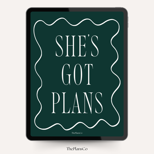 She’s Got Plans Weekly Planner