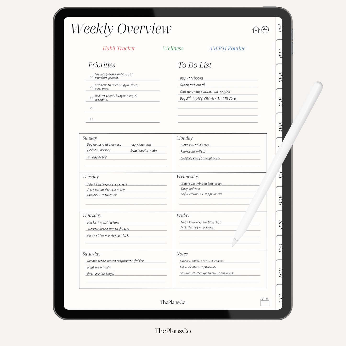 Motivational digital planner, GoodNotes planner, iPad digital planner, aesthetic digital planner, hyperlinked planner, weekly planner digital, daily digital planner, minimalist planner, productivity planner; digital life planner, time blocking planner, planner for iPad, goal setting planner, wellness planner digital, undated planner