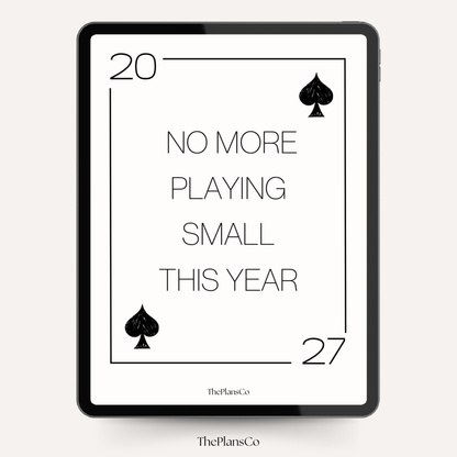 No More Playing Small This Year 2027 Planner