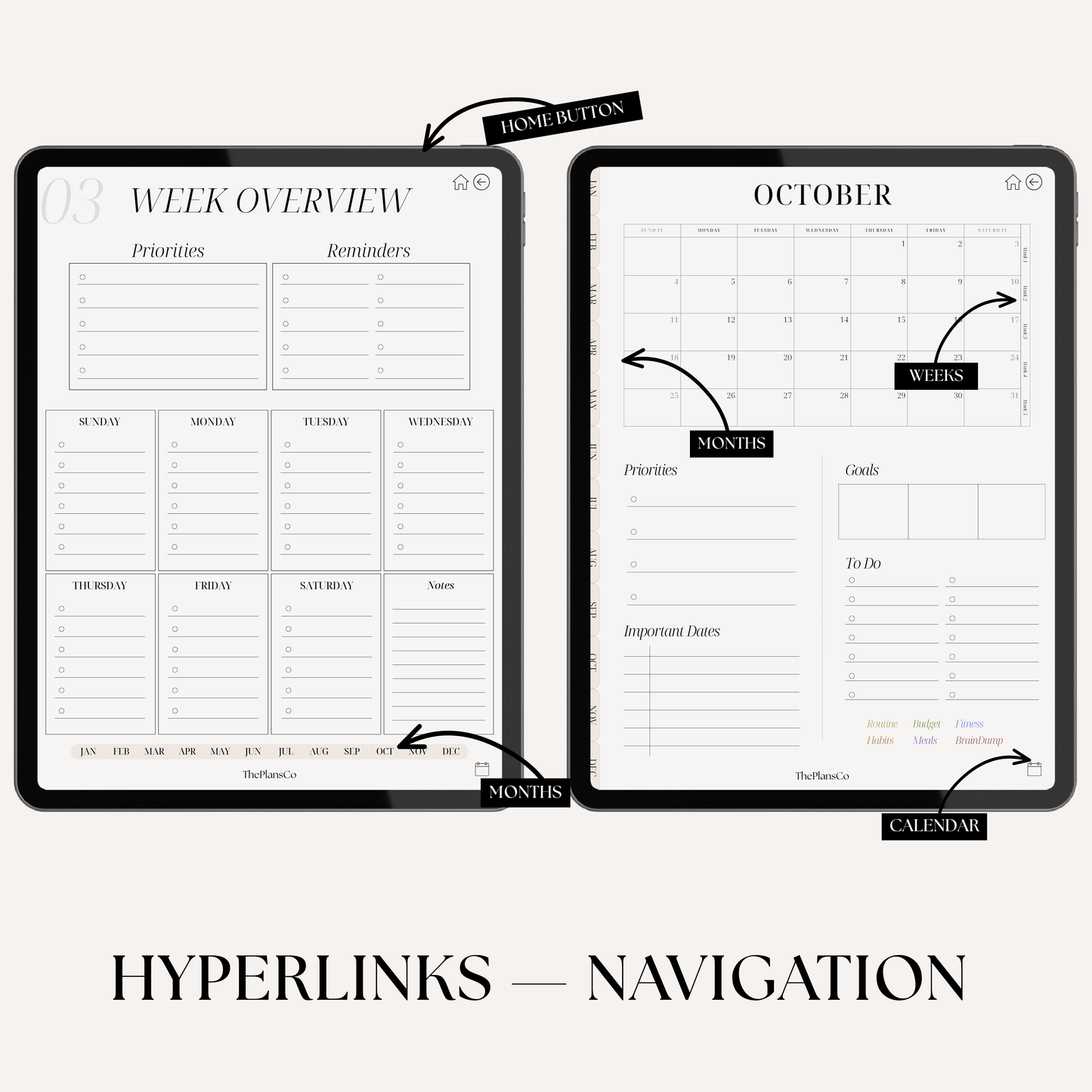 2026 digital planner, GoodNotes planner 2026, iPad digital planner, aesthetic digital planner, hyperlinked planner, weekly planner digital, daily digital planner, minimalist planner, productivity planner; digital life planner, time blocking planner, planner for iPad 2026, goal setting planner, wellness planner digital