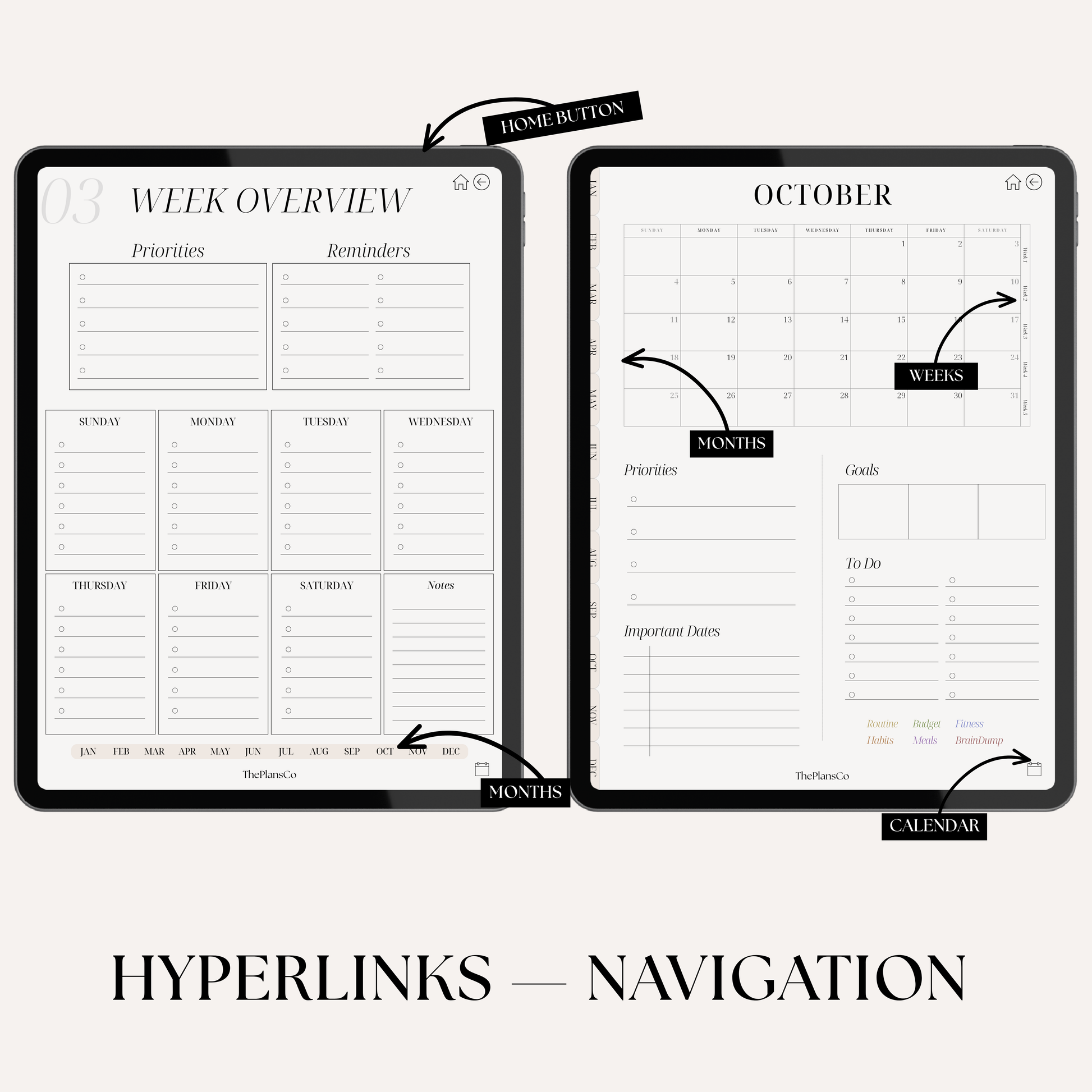 2026 digital planner, GoodNotes planner 2026, iPad digital planner, aesthetic digital planner, hyperlinked planner, weekly planner digital, daily digital planner, minimalist planner, productivity planner; digital life planner, time blocking planner, planner for iPad 2026, goal setting planner, wellness planner digital