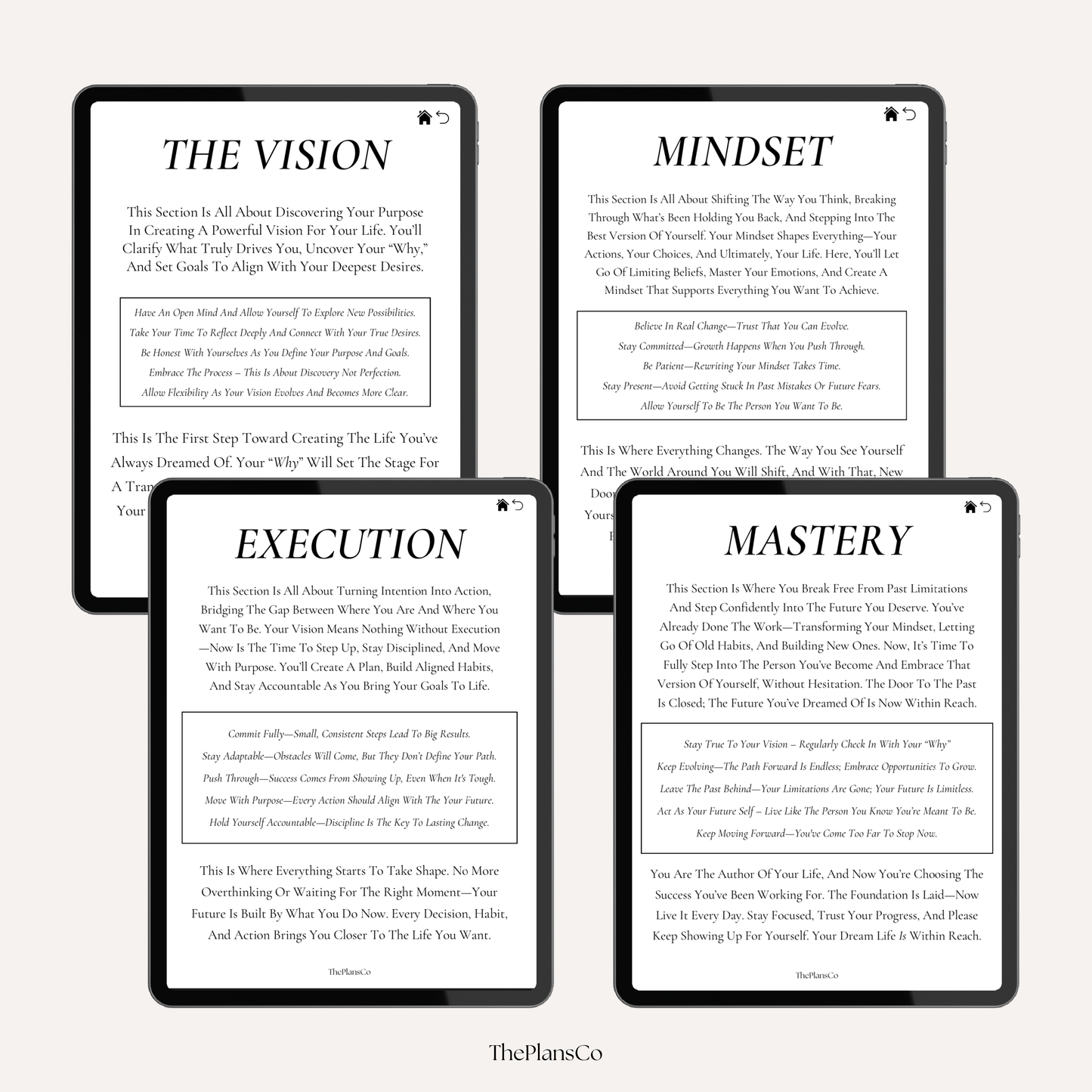 Miracles Begin Here Planner