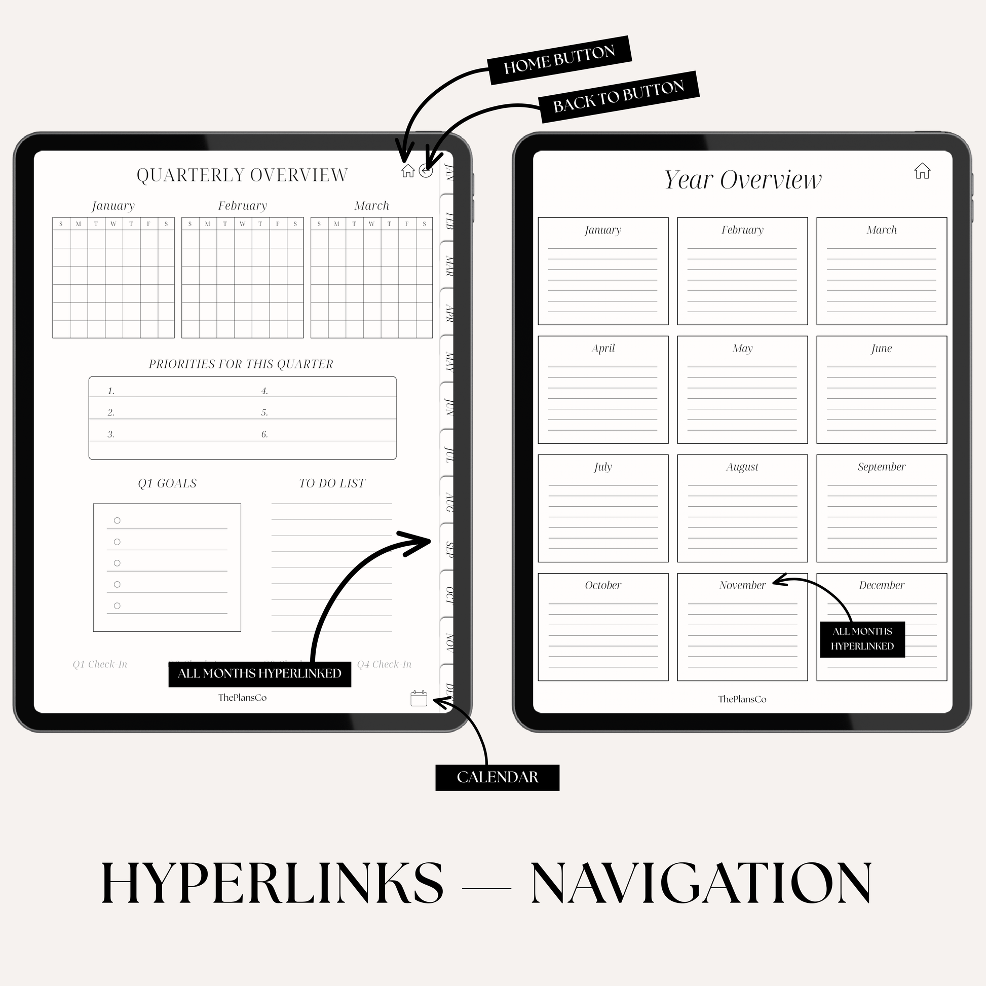 Motivational digital planner, GoodNotes planner, iPad digital planner, aesthetic digital planner, hyperlinked planner, weekly planner digital, daily digital planner, minimalist planner, productivity planner; digital life planner, time blocking planner, planner for iPad, goal setting planner, wellness planner digital, undated planner