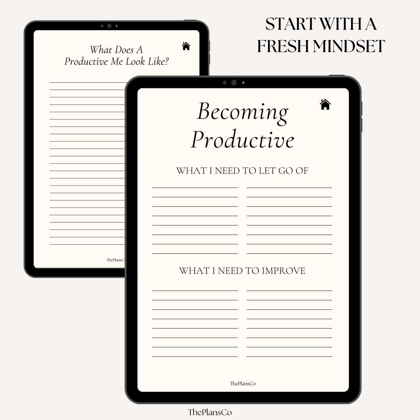 Boost your productivity with this 12-week planner designed to help you stay on track, set actionable goals, and maintain focus. This productivity planner features daily, weekly, and monthly planning pages, habit trackers, motivational quotes, and reflection sections to keep you inspired and organized. Whether you’re striving for personal growth, career success, or better time management, this planner offers practical tools to achieve your goals. Perfect for improving discipline, creating effective routines,