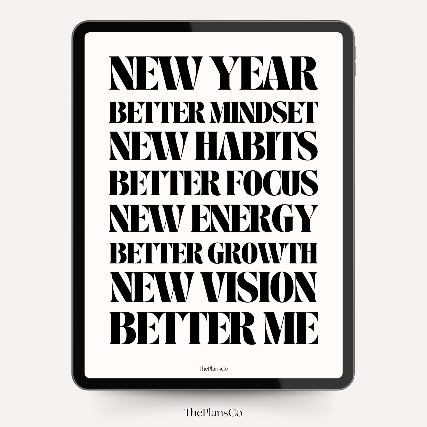 New Year, Better Me Motivational Planner