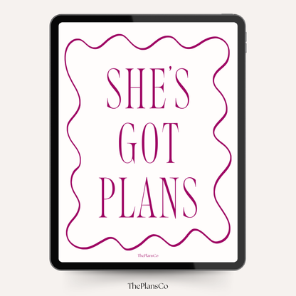 Motivational digital planner, GoodNotes planner, iPad digital planner, aesthetic digital planner, hyperlinked planner, weekly planner digital, daily digital planner, minimalist planner, productivity planner; digital life planner, time blocking planner, planner for iPad, goal setting planner, wellness planner digital, undated planner