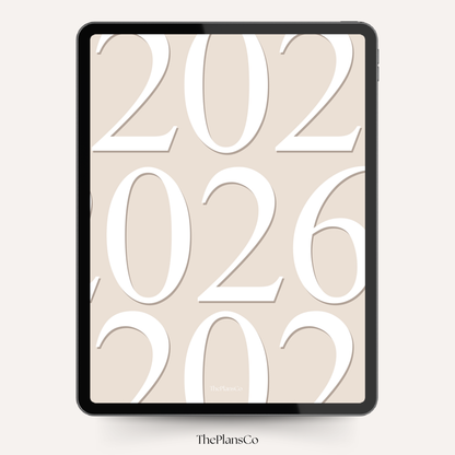 2026 digital planner, GoodNotes planner 2026, iPad digital planner, aesthetic digital planner, hyperlinked planner, weekly planner digital, daily digital planner, minimalist planner, productivity planner; digital life planner, time blocking planner, planner for iPad 2026, goal setting planner, wellness planner digital