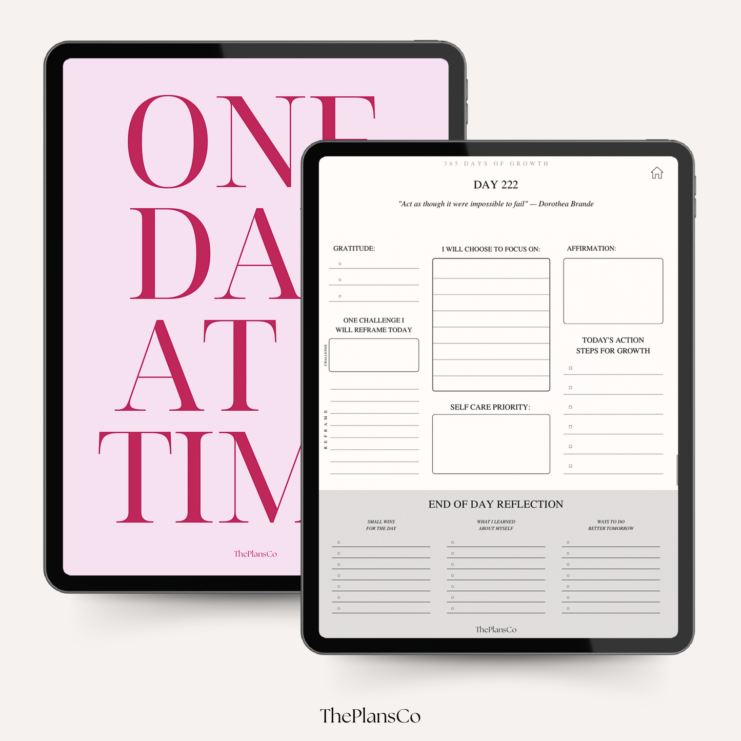One Day At A Time Journal