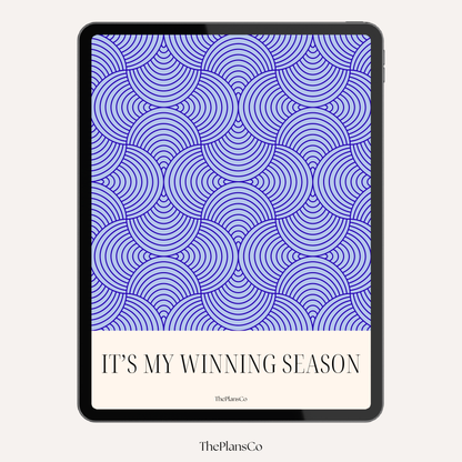It’s My Winning Season Productivity Planner