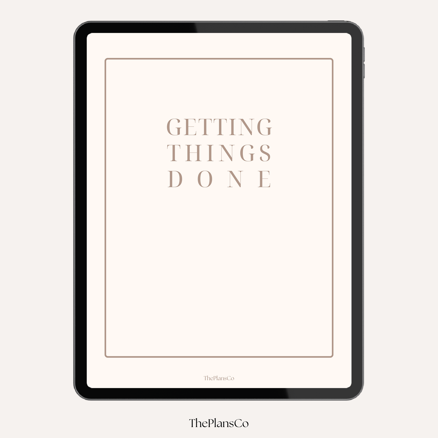 Get It Done Productivity Planner
