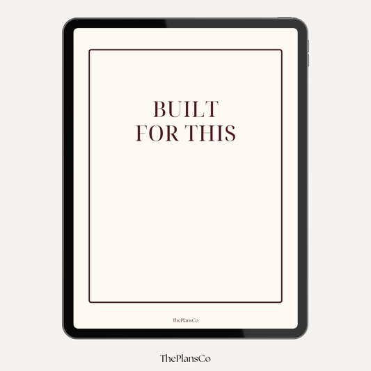 Built For This 2026 Productivity Planner