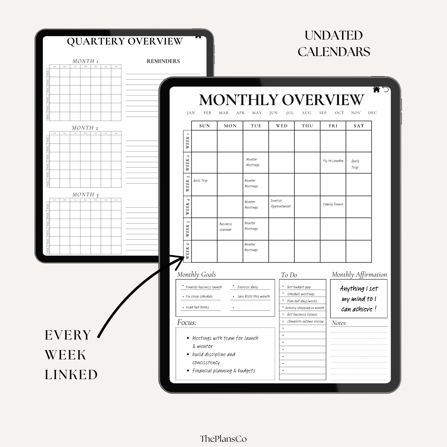 It’s Already Mine 2026 Productivity Planner