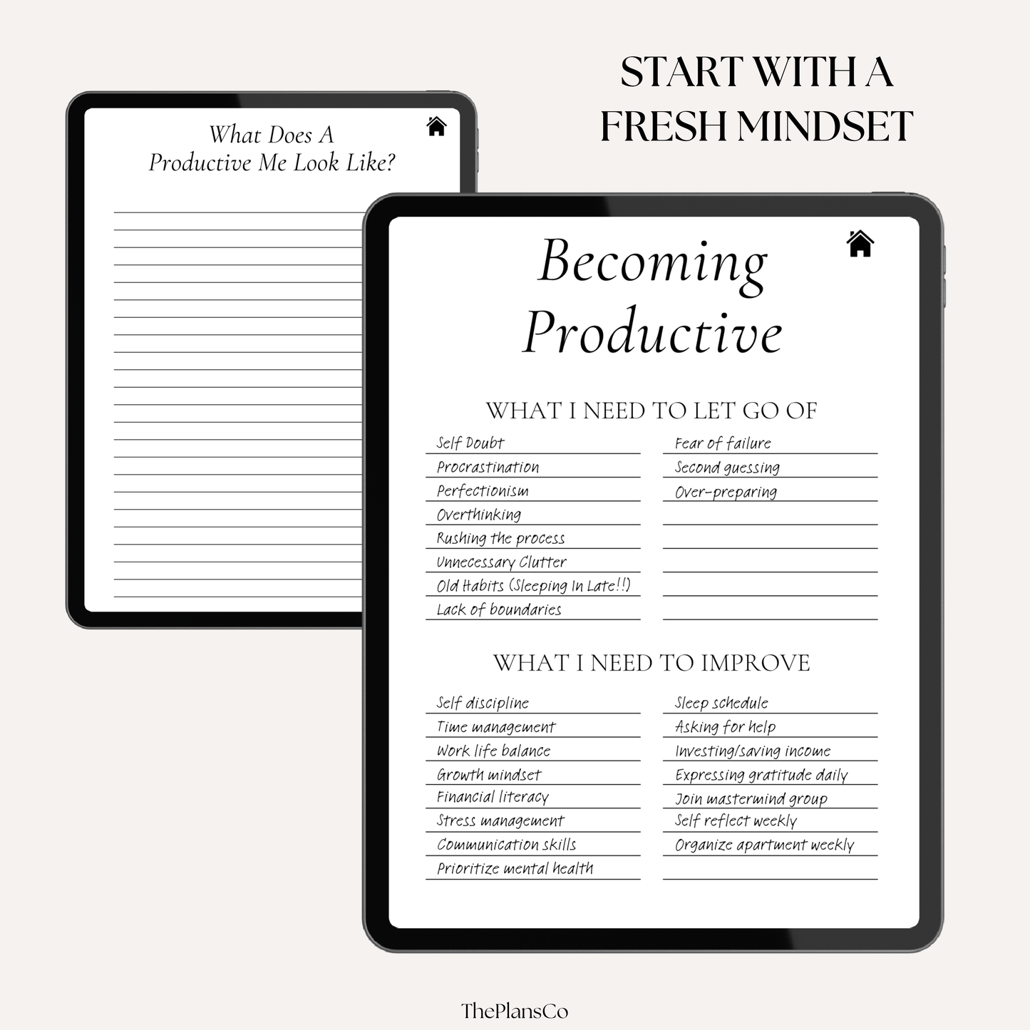 It’s Already Mine 2026 Productivity Planner