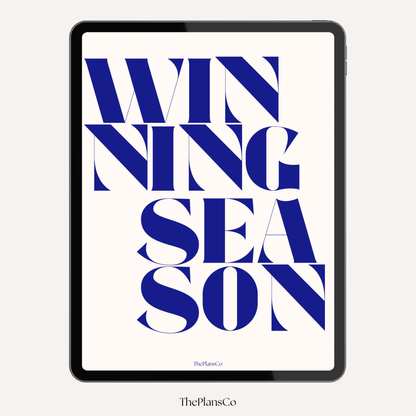 It’s My Winning Season Productivity Planner