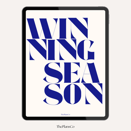 It’s My Winning Season Productivity Planner