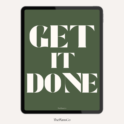 Get It Done Productivity Planner