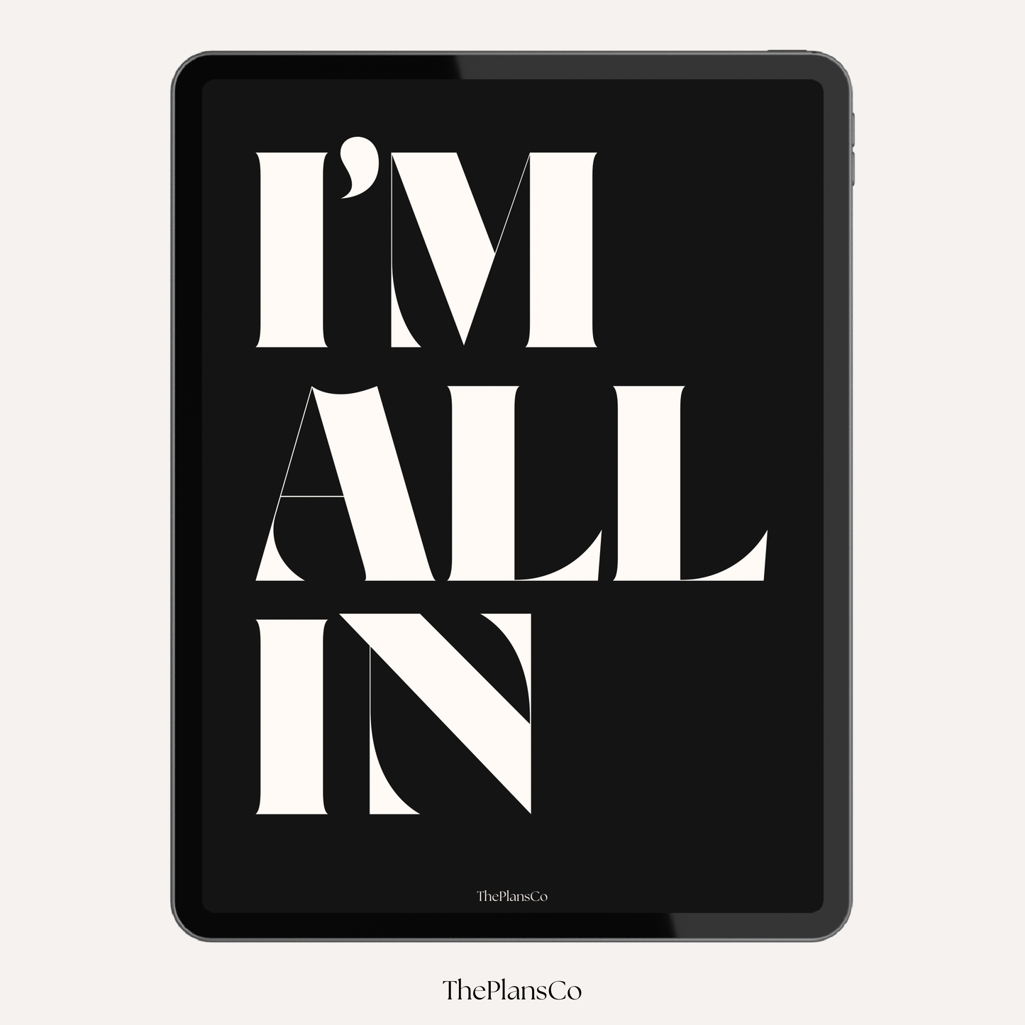 I’m All In 2026 Productivity Planner