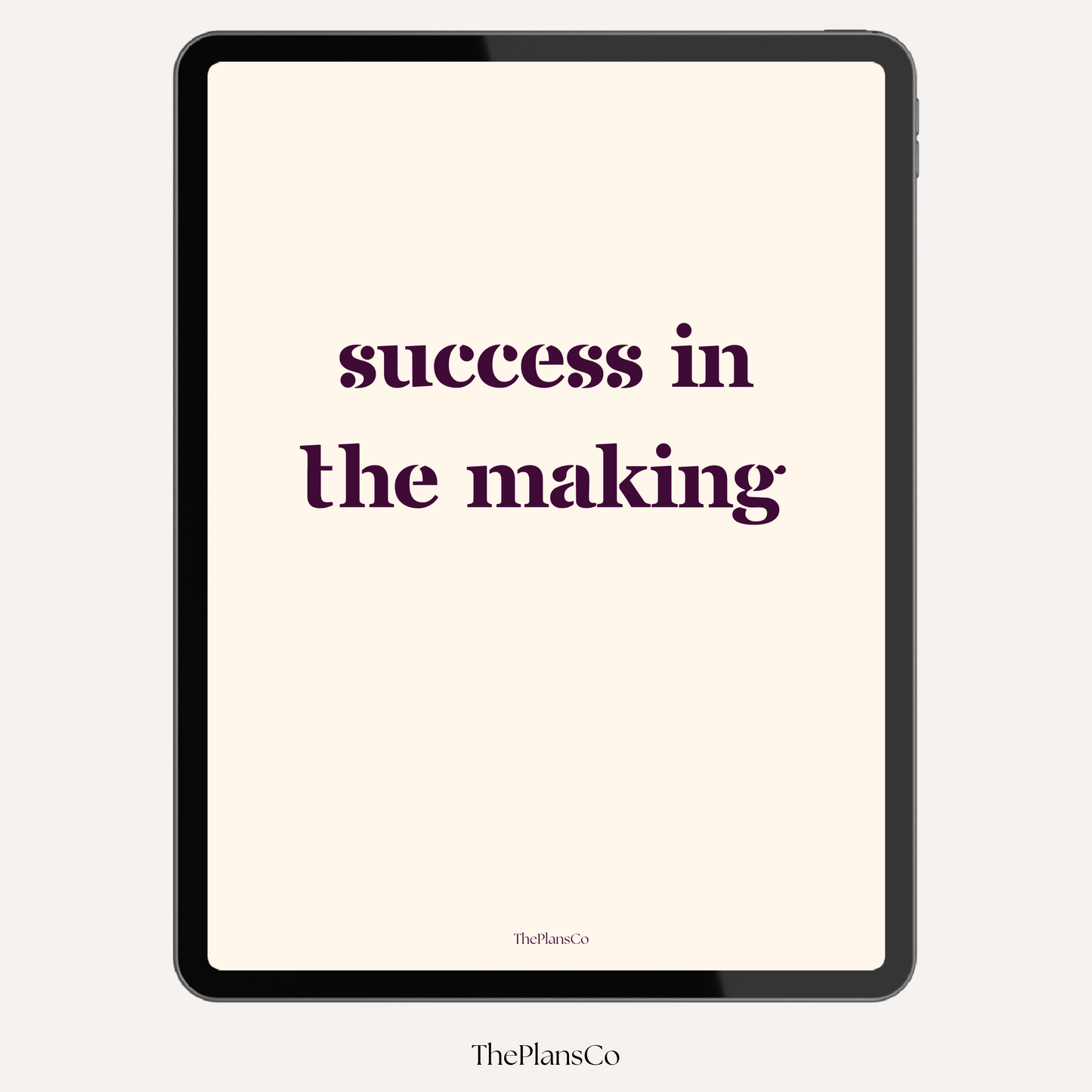Success In The Making Dream Life Planner
