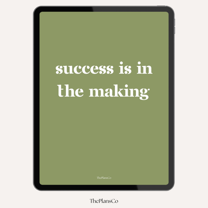 Success In The Making Dream Life Planner