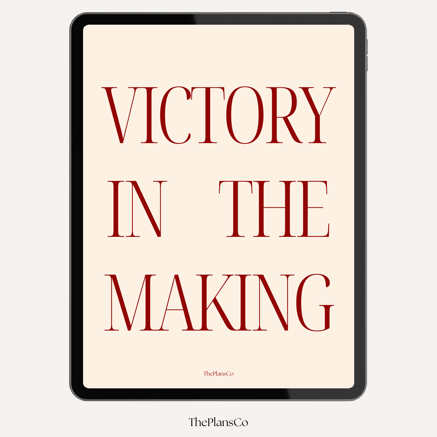 Victory In The Making Dream Life Planner