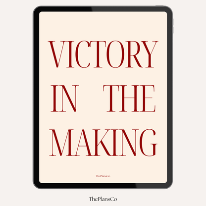 Victory In The Making Dream Life Planner