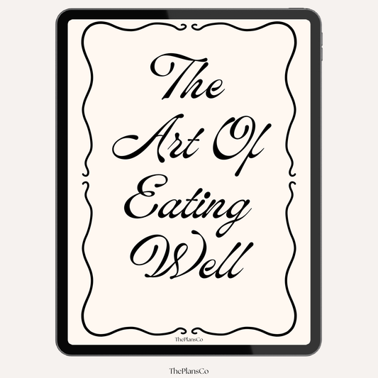 The Art of Eating Well Recipe Journal