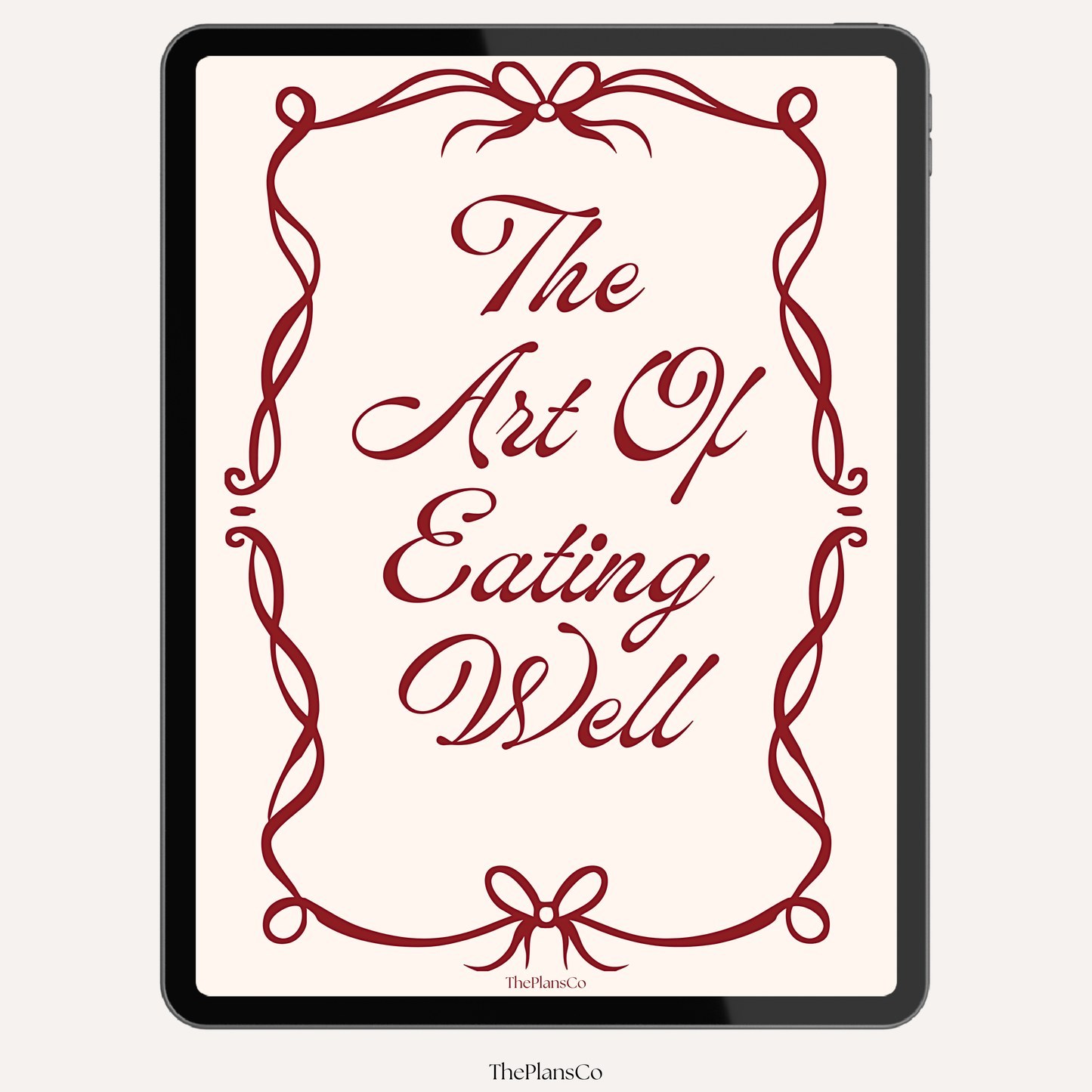 The Art of Eating Well Recipe Journal