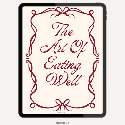 The Art of Eating Well Recipe Journal