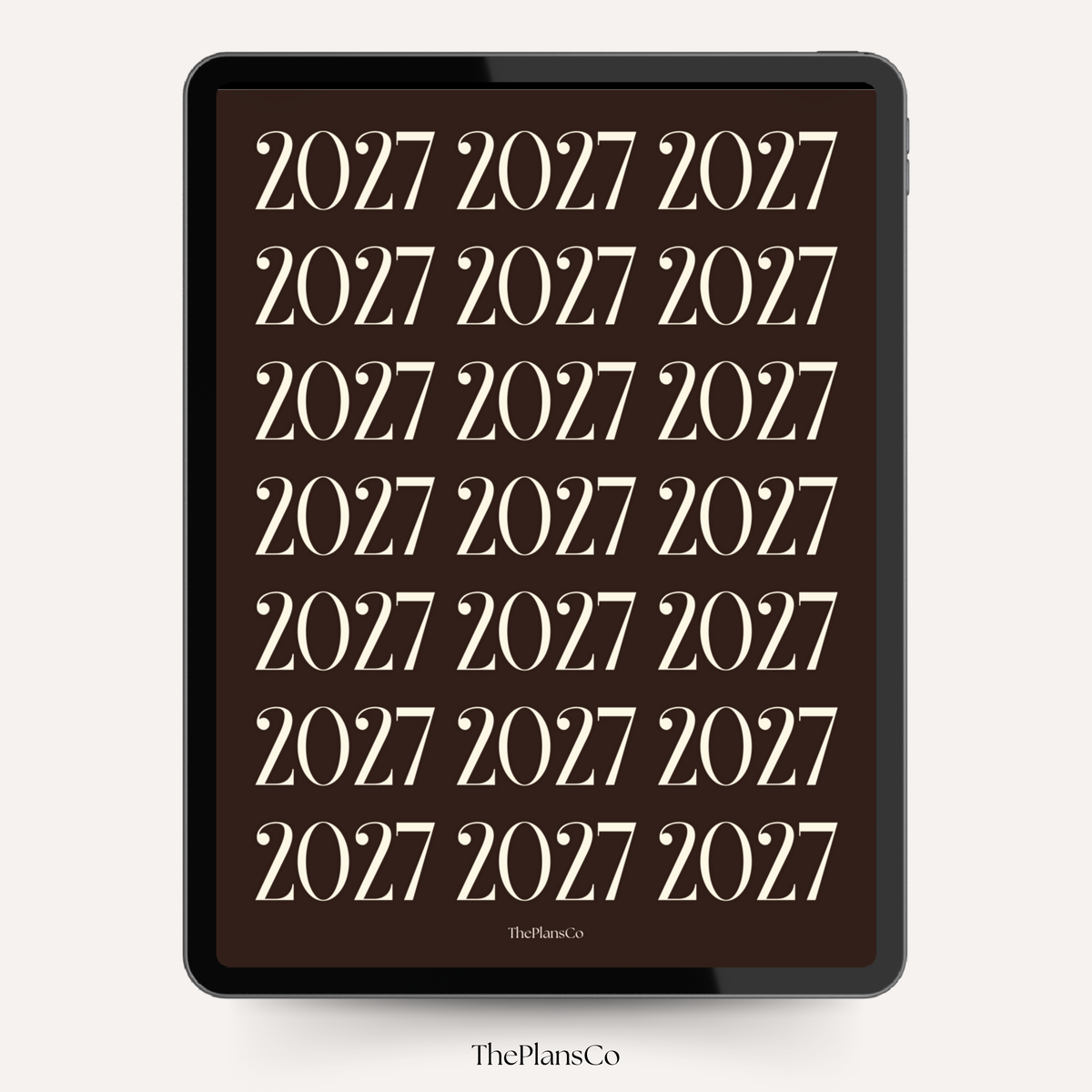 2027 Digital Monthly Goal Planner