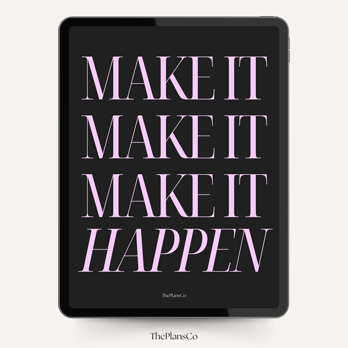 Make It Happen Goal Planner