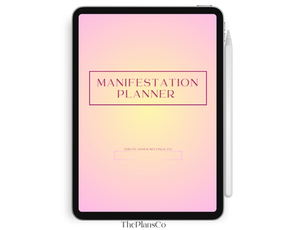 Aura Manifestation Planner and Guided Journal