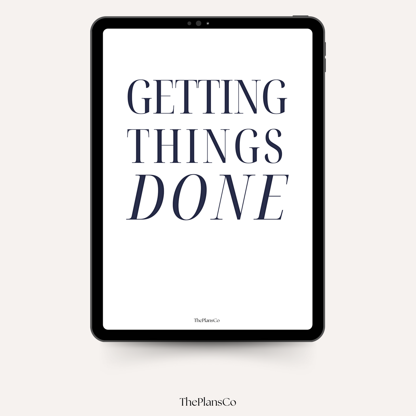 Getting Things Done Planner